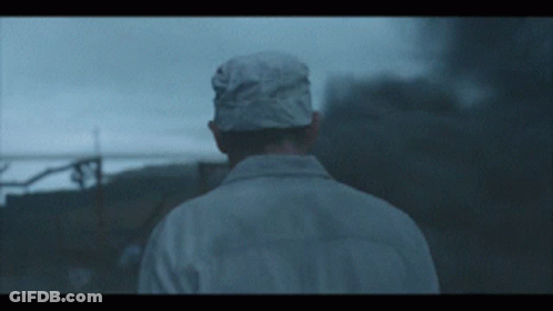 Man In White Hat And Grey Jacket GIF