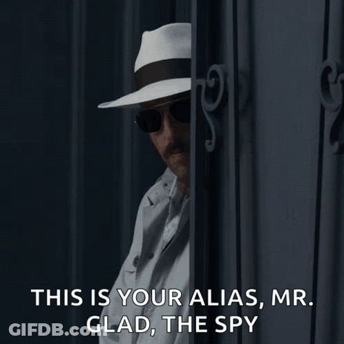 Man In White Hat And Sunglasses Says This Is Your Alias GIF