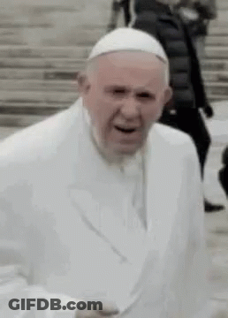 Man In White Hat And White Jacket GIF