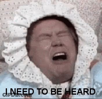 Man In White Hat Crying I Need To Be Heard GIF