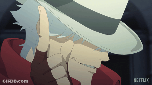 Man In White Hat Thumbs Up Netflix Logo GIF