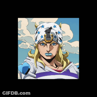 Man In White Hat With Blue Stars GIF