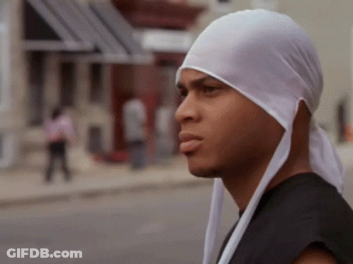 Man In White Head Scarf GIF