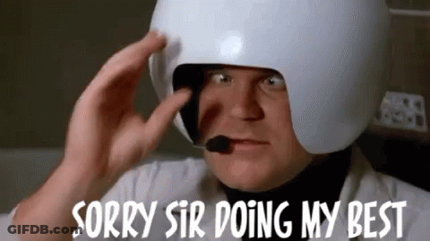 Man In White Helmet Saying Sorry GIF
