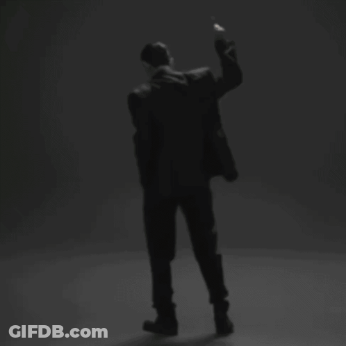 Man In White Hoodie And White Pants Dancing GIF