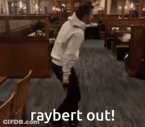 Man In White Hoodie Dancing Raybert Out GIF