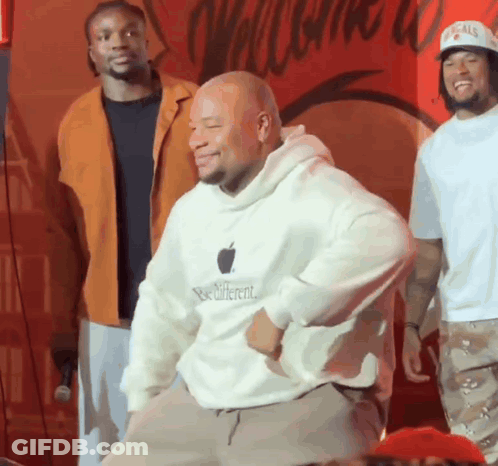 Man In White Hoodie Saying No Different GIF