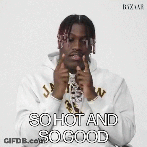 Man In White Hoodie Saying So Hot And So Good GIF