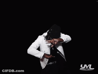 Man In White Jacket Black Hat Beside Blue White Bus Ym GIF
