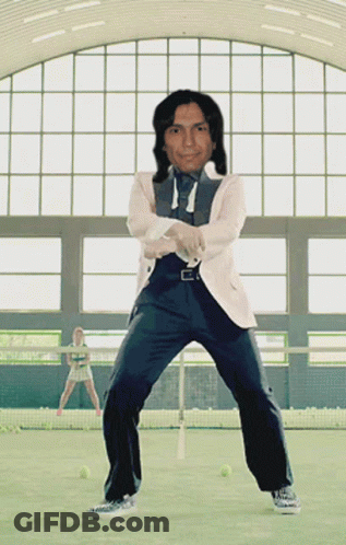 Man In White Jacket Dancing GIF