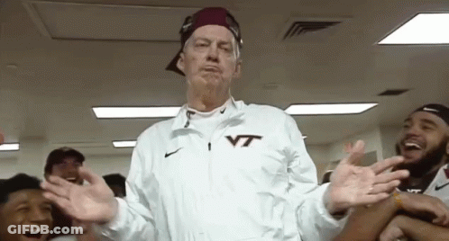 Man In White Jacket With VT GIF