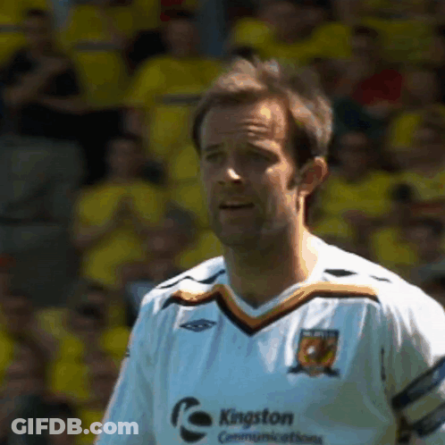 Man In White Jersey Kingston Communications GIF