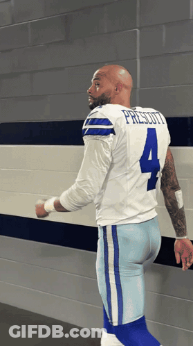 Man In White Jersey Number 4 GIF
