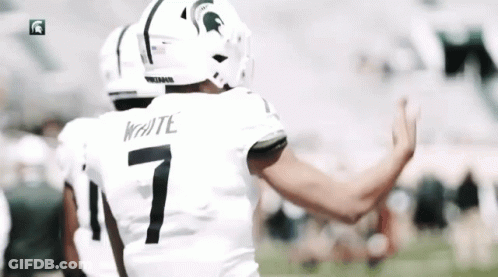 Man In White Jersey Number 7 GIF