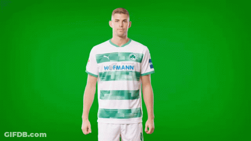 Man In White Jersey Number 9 GIF