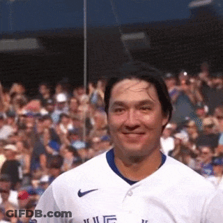 Man In White Jersey Saying UE GIF