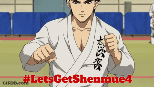 Man In White Karate Uniform GIF