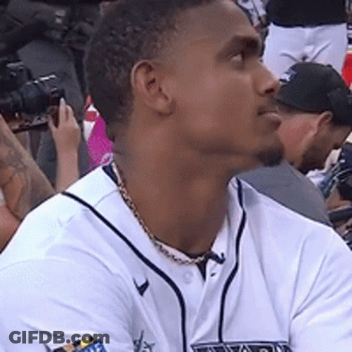 Man In White Rays Jersey GIF
