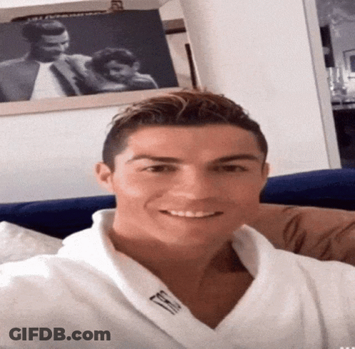 Man In White Robe With 17 GIF