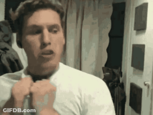 Man In White Shirt Adjusting Tie GIF