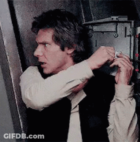 Man In White Shirt Adjusting Tie GIF