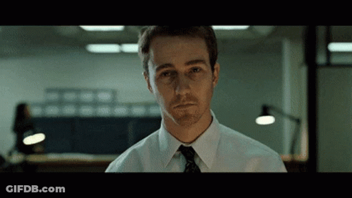 Man In White Shirt And Black Tie GIF