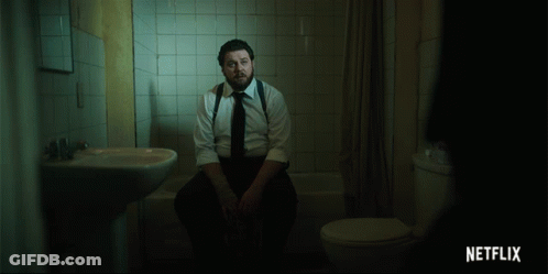 Man In White Shirt And Black Tie GIF