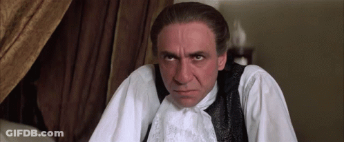 Man In White Shirt And Black Vest Angry GIF