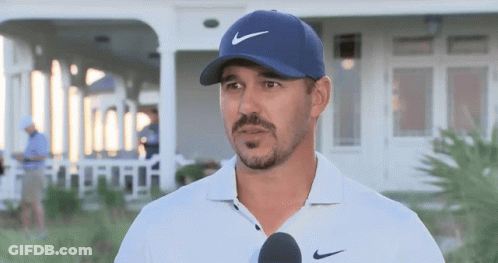 Man In White Shirt And Blue Nike Hat GIF