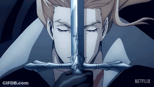 Man In White Shirt And Blue Tie Looking Out Window GIF