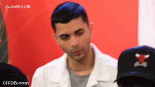 Man In White Shirt And Bull Hat GIF