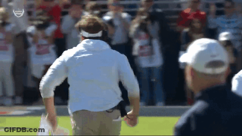 Man In White Shirt And Hat Running On Field GIF
