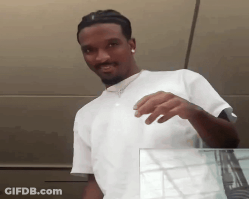 Man In White Shirt And Necklace GIF
