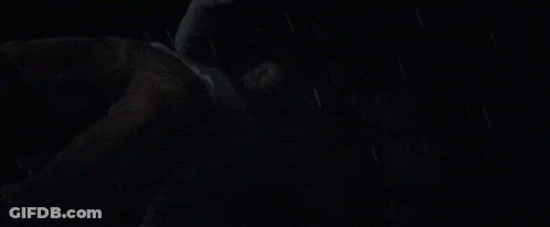 Man In White Shirt And Tie Floating In Space GIF