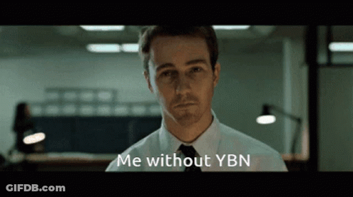 Man In White Shirt And Tie Saying Me Without Ybn GIF