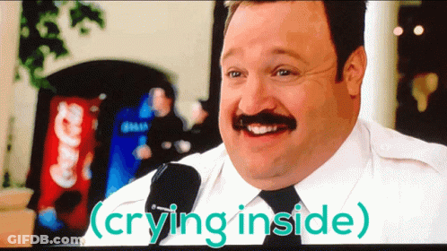 Man In White Shirt And Tie Smiling Crying Inside GIF