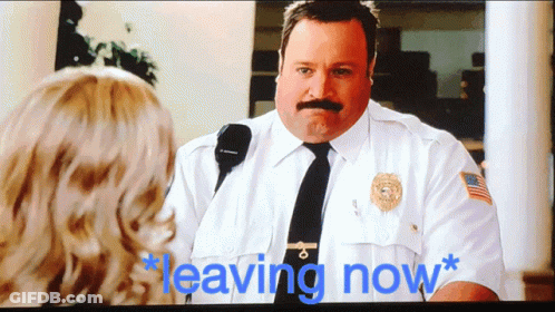 Man In White Shirt And Tie Talking To Woman Saying Leaving Now GIF