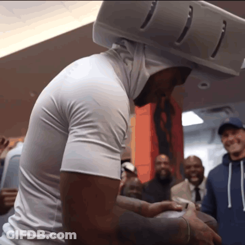 Man In White Shirt And White Hat GIF