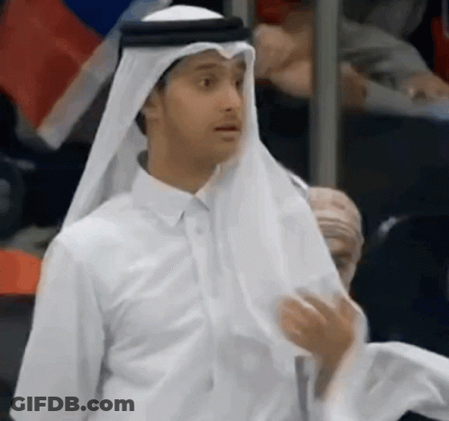 Man In White Shirt And White Head Scarf GIF