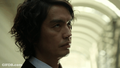 Man In White Shirt Close Up GIF