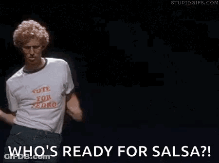 Man In White Shirt Dancing GIF