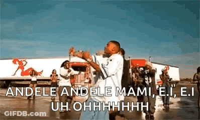 Man In White Shirt Dancing GIF