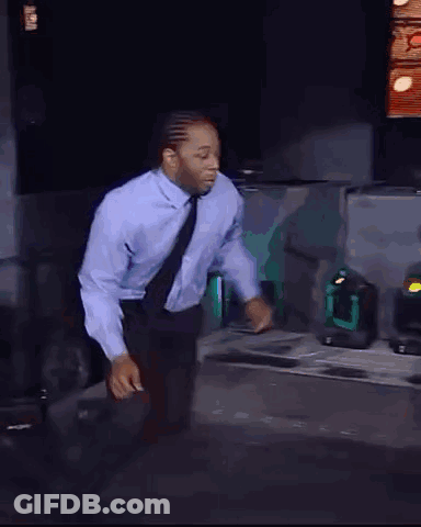 Man In White Shirt Dancing GIF