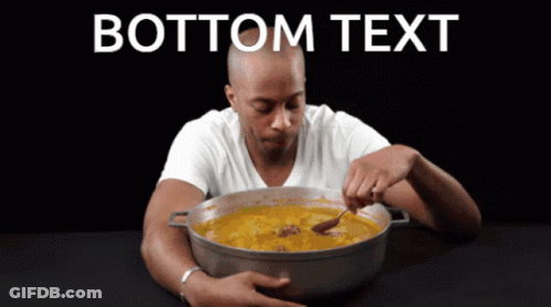 Man In White Shirt Eating Soup GIF
