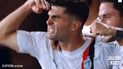 Man In White Shirt Futball Karim GIF