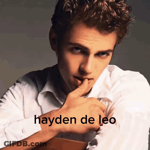 Man In White Shirt Hayden De Leo GIF