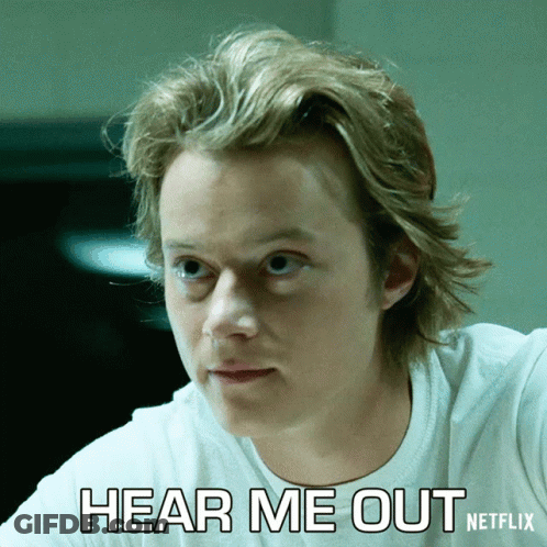 Man In White Shirt Hear Me Out Netflix GIF