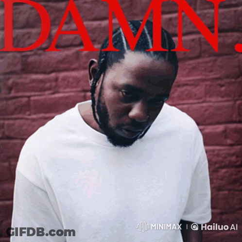 Man In White Shirt In Front Of Damn Wall GIF