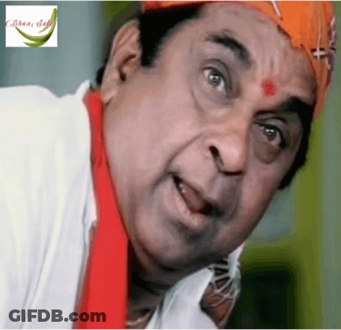 Man In White Shirt Making Funny Face GIF