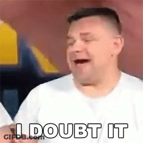 Man In White Shirt Making Funny Face GIF